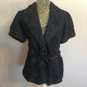 Short Sleeve Denim Jacket